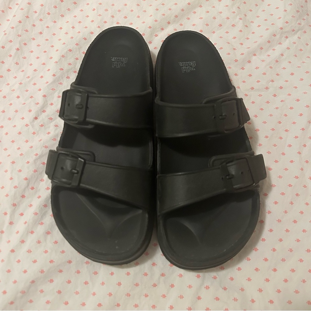 Two Strap Platform Chunky Sandals (Wild Fable Trixie Platform Sandal)